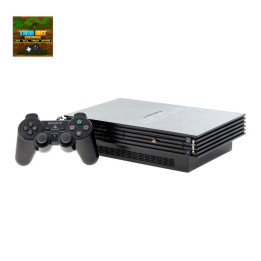 Used Sony PlayStation 2 PS2 Console Black Fat Model with Controller, AV Cable & Power Cable | 12 Month Warranty