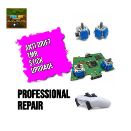 PS5 DualSense Stick Drift Repair with K-Silver TMR Hall Effect Stick Replacement