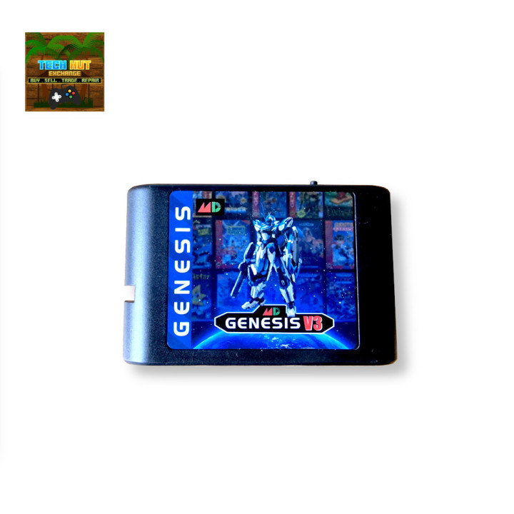 Genesis V3 EverDrive-Style Cartridge for Sega Mega Drive + 4GB SD Card – New